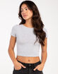TILLYS Womens Baby Tee image number 2
