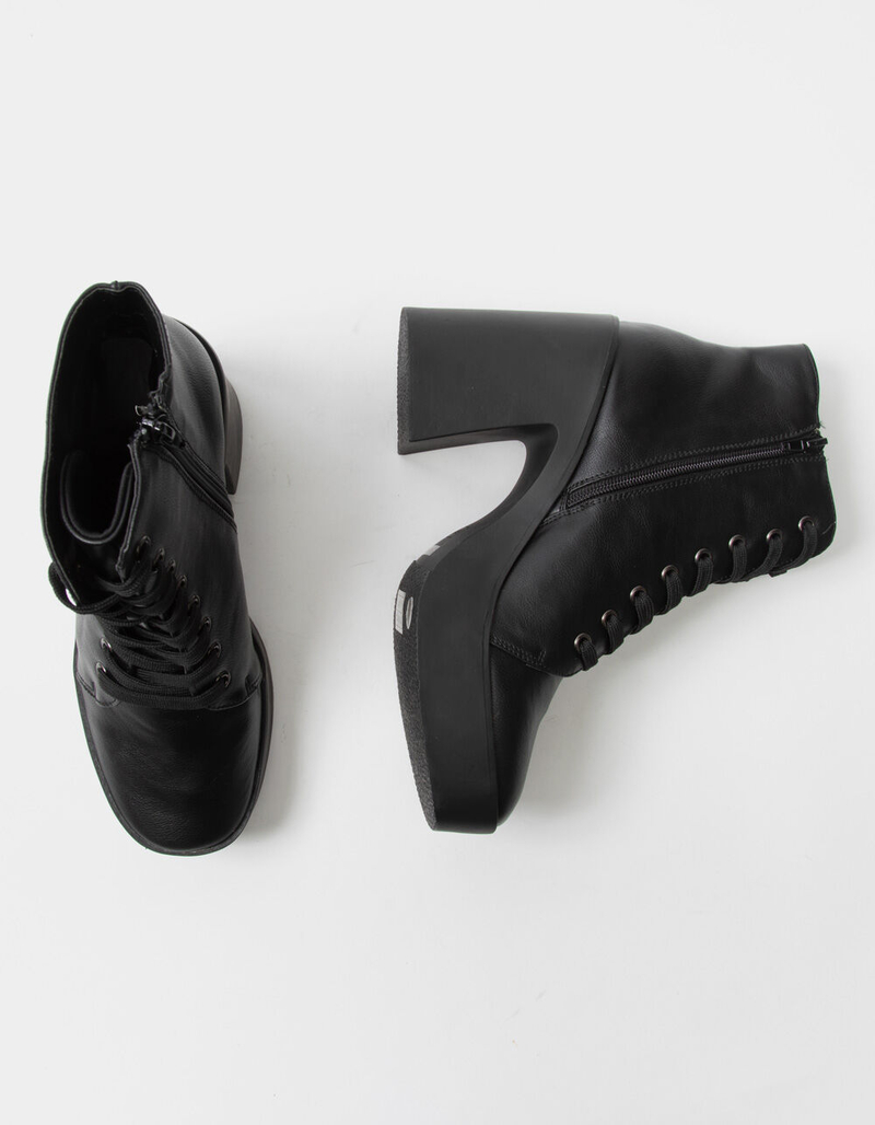 BAMBOO Platform Womens Combat Boots image number 4