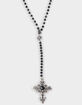 FULL TILT Rhinestone/Cross Lariat Necklace image number 3