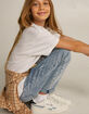 RSQ Girls Girlfriend Acid Wash Jeans image number 2