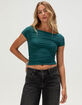 TILLYS Womens Cinch Side Tee image number 1