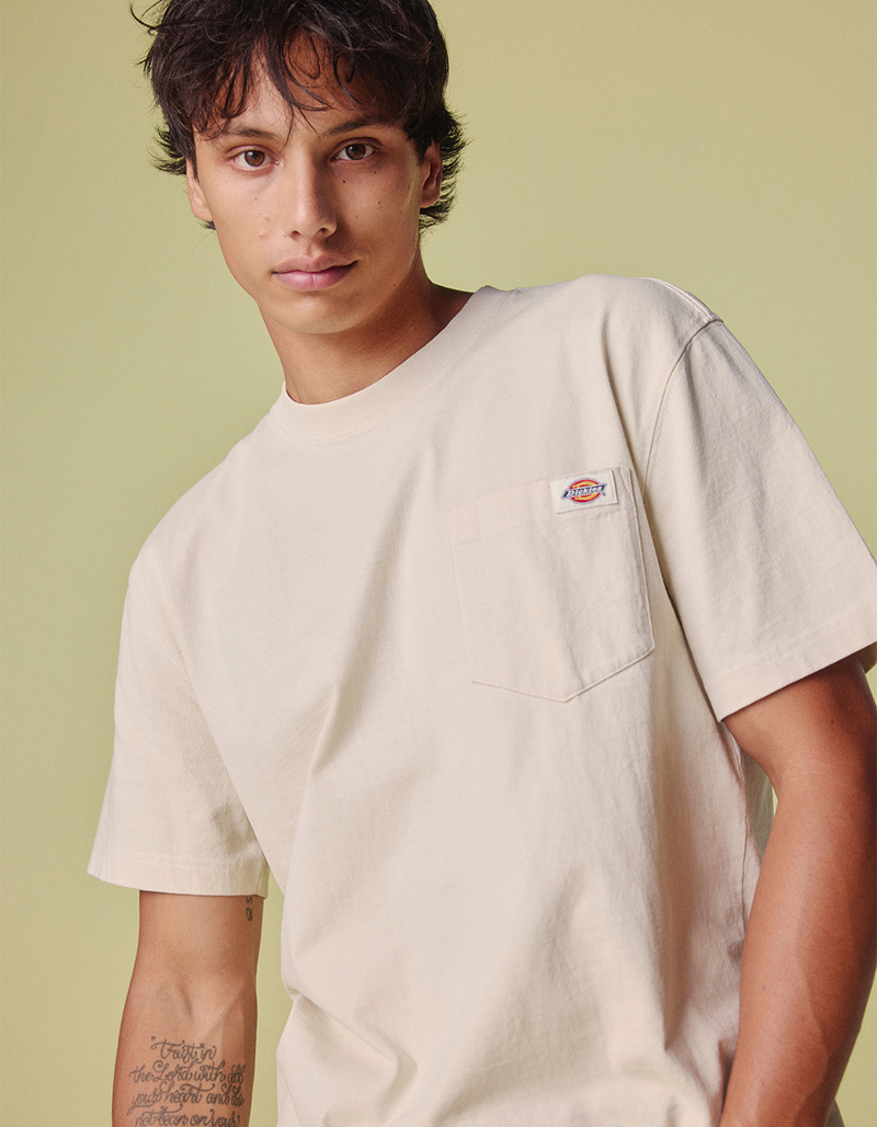 DICKIES Worn In Dyed Mens Pocket Tee image number 2