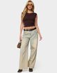 EDIKTED Jarah Pointelle Knit Boat Neck Top image number 4