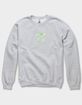 BOW Green Stitched Bow Unisex Crewneck Sweatshirt image number 1