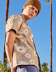 RSQ Floral Mens Button Up Shirt image number 3