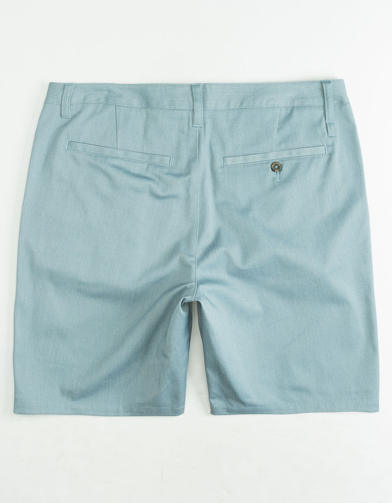 BLUE CROWN Mens Slim Stretch Chino Shorts image number 1