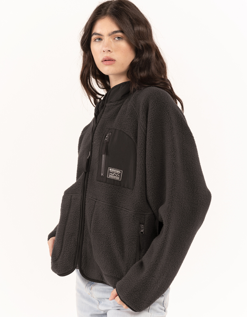 RIP CURL Locals Only Womens Polar Fleece Jacket image number 1