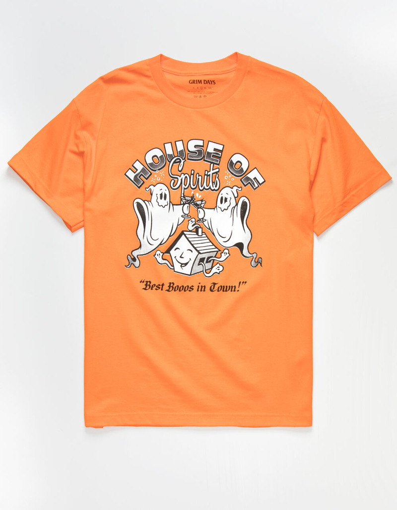 GRIM DAYS Best Boos Mens Orange T-Shirt image number 0