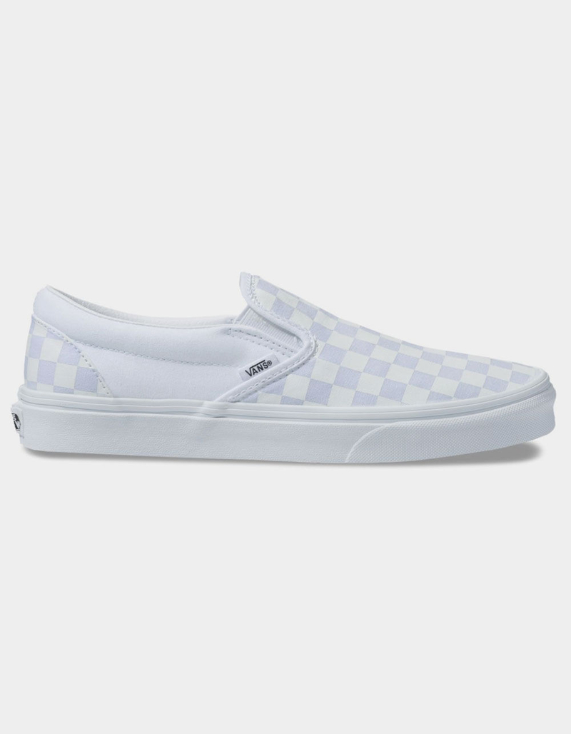VANS Checkerboard Classic Slip-On True White Shoes image number 1