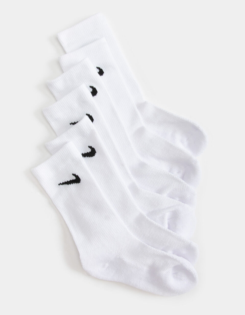 NIKE Mesh Cushioned 6-Pack Little Boys Crew Socks image number 0
