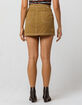 SKY AND SPARROW Contrast Stitch Womens Mini Skirt image number 3