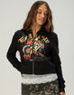 ED HARDY Heart Snake Womens Zip-Up Hoodie image number 1