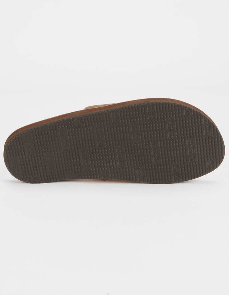 RAINBOW Single Layer Premier Leather Mens Flip Flops image number 4