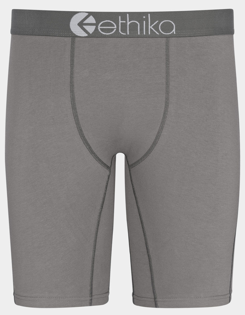 ETHIKA Film Gray Staple Mens Boxer Briefs image number 0