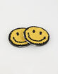 Tufted Happy Face Coasters Set image number 1