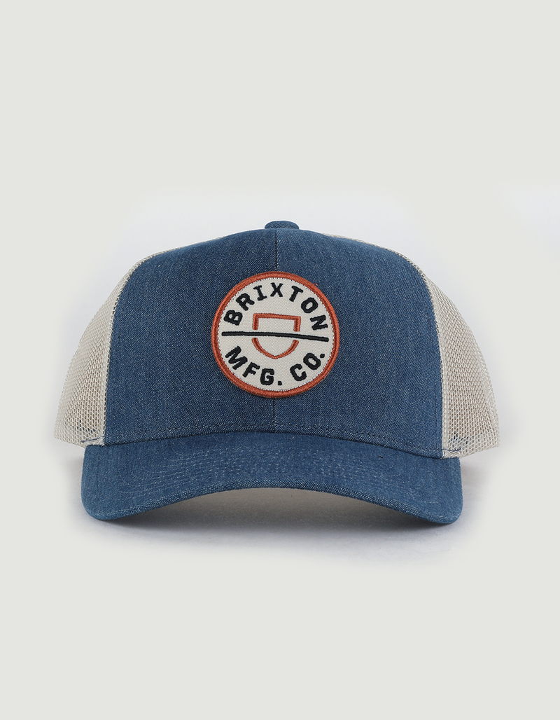 BRIXTON Crest X MP Mens Mesh Trucker Hat image number 0