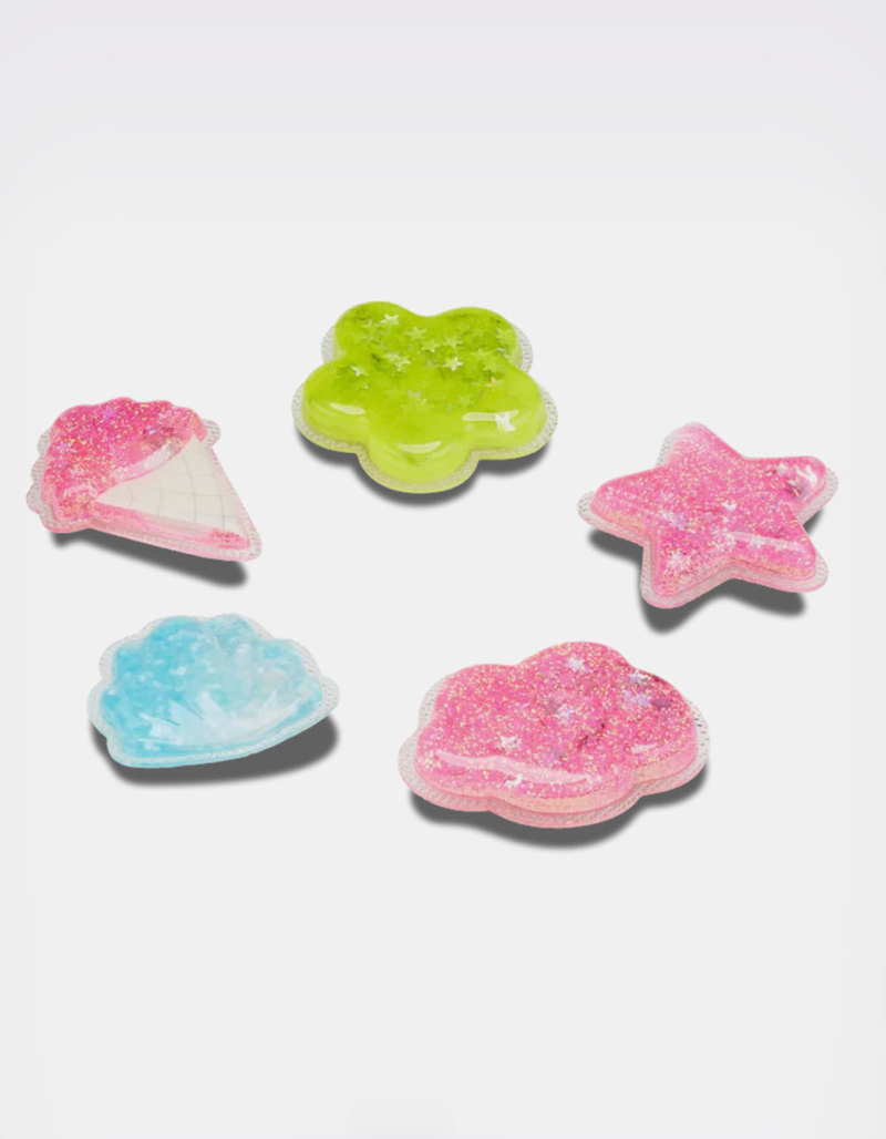CROCS Squish Glitter Icons 5 Pack Jibbitz&trade; Charms image number 1