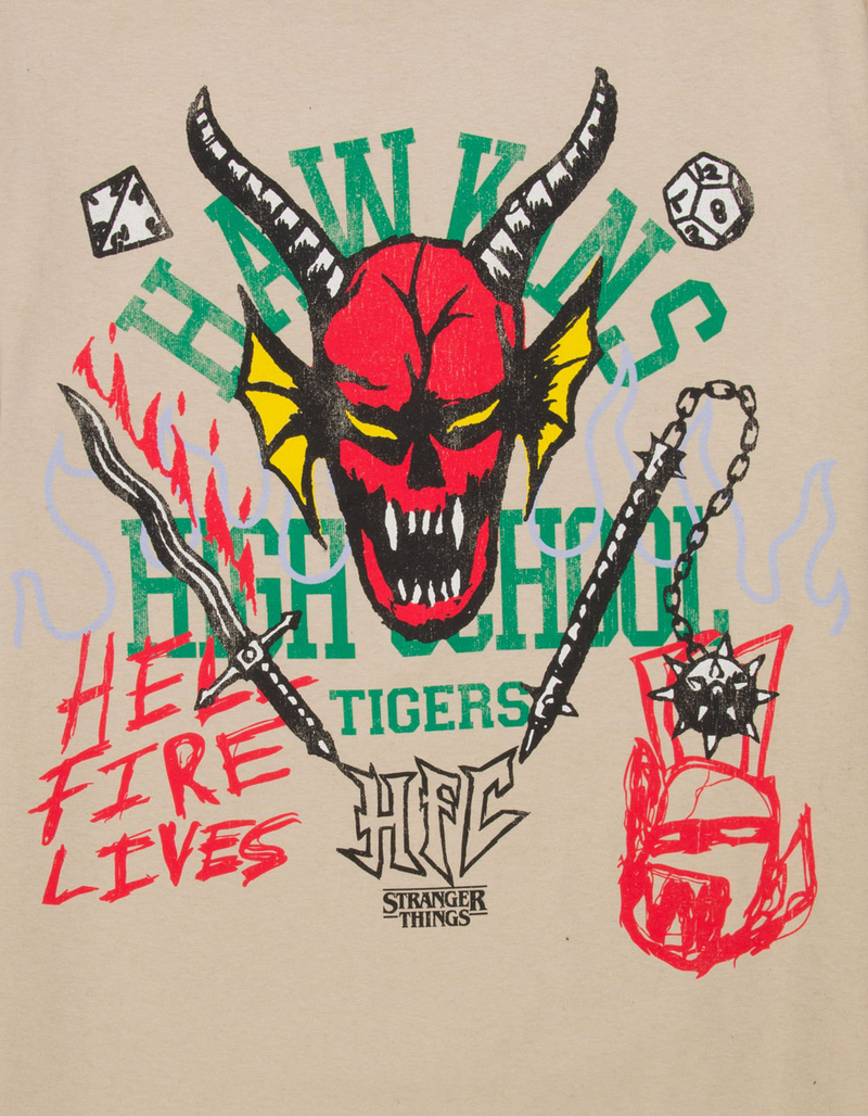 STRANGER THINGS Hellfire Mens Tee image number 2