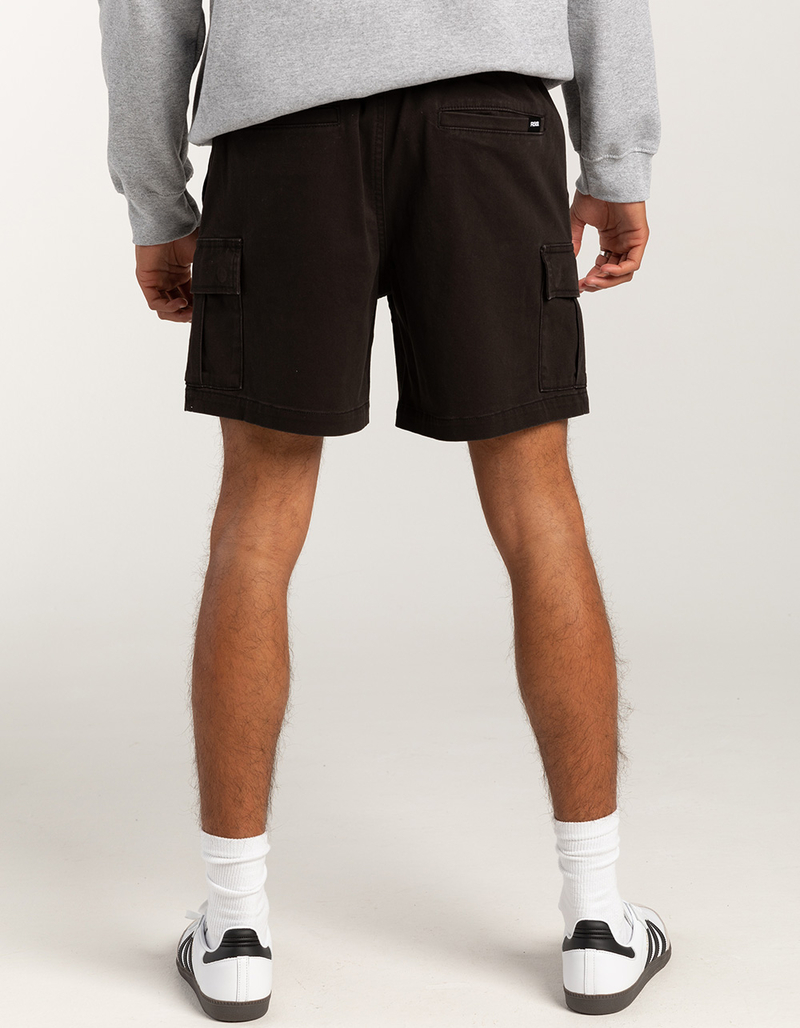 RSQ Mens Cargo Twill Pull On Shorts image number 10