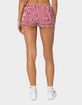 EDIKTED Gingham Scrunch Shorts image number 4
