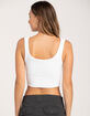 FULL TILT Seamless Chevron Womens Crop Tank Top image number 3