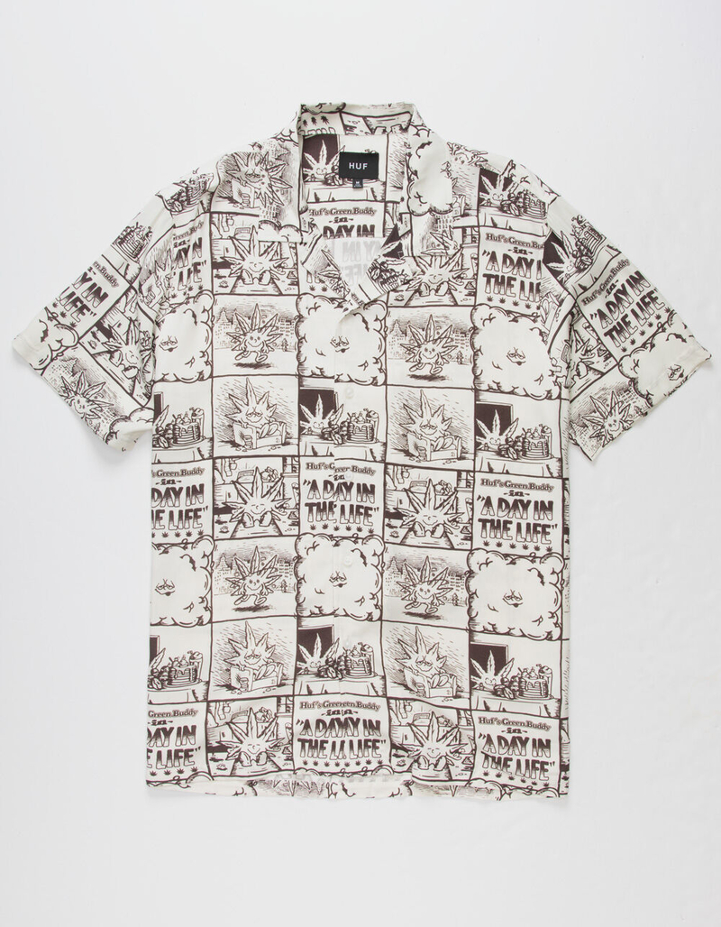 HUF 420 Day In The Life Mens Shirt image number 0
