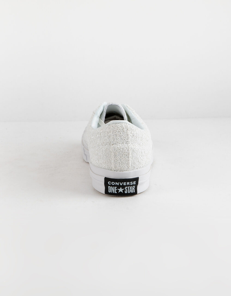 CONVERSE One Star Ox Glitter White Womens Shoes image number 4