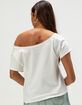 RSQ Womens American Flag Off The Shoulder Top image number 4