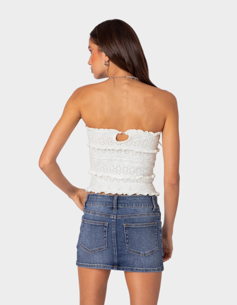 EDIKTED Cecily Strapless Knit Top image number 4