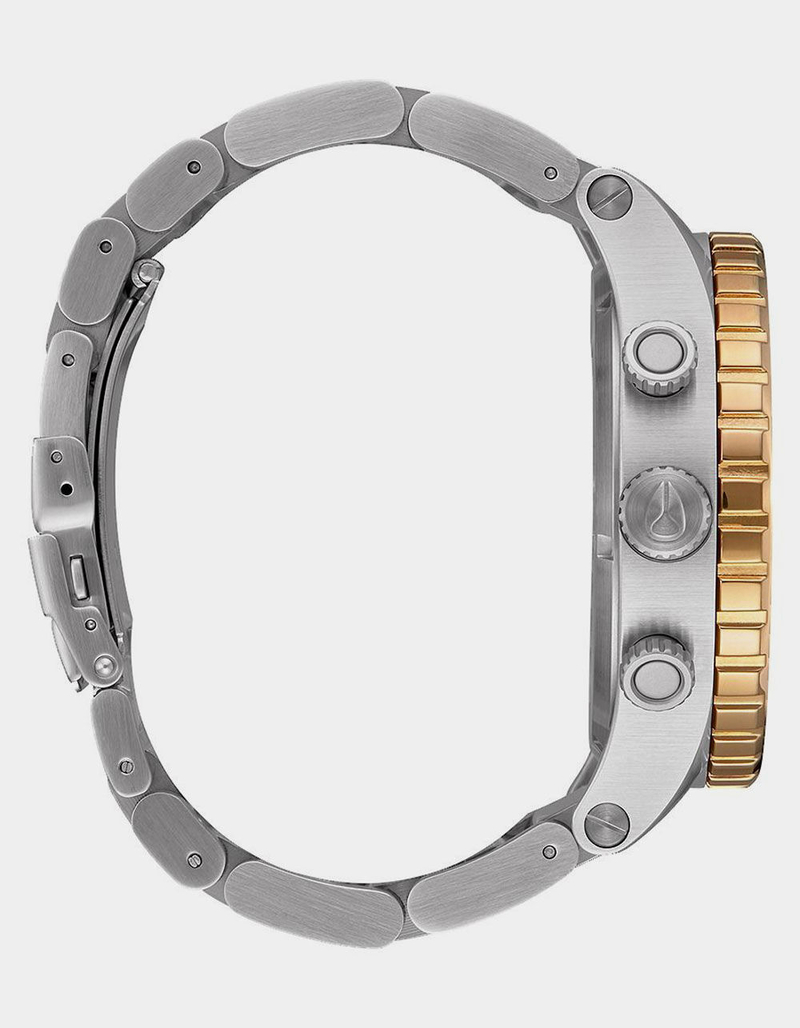 NIXON 51-30 Chrono Silver & Gold Watch image number 1