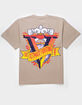 UFC Ulti-Man Flame Mens Boxy Tee image number 1