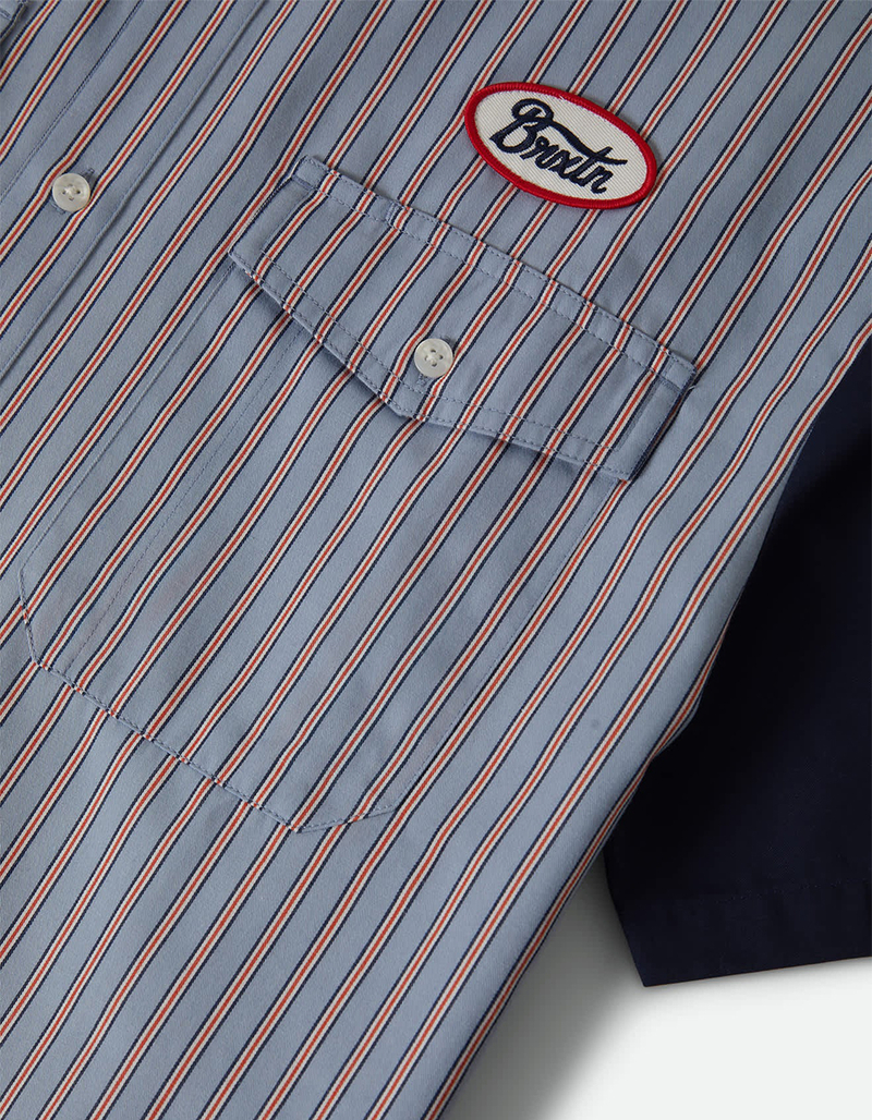 BRIXTON Builders Olson Mens Button Up Shirt image number 1