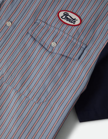 BRIXTON Builders Olson Mens Button Up Shirt Alternative Image