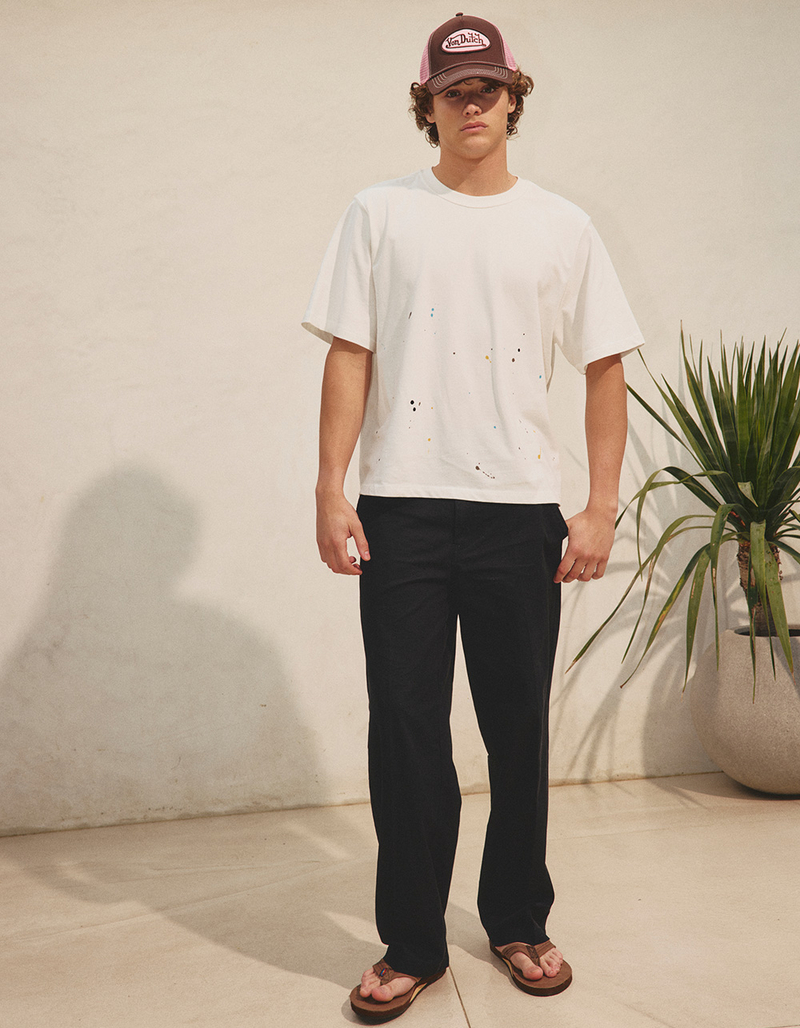 DICKIES Worn In Mens Double Knee Work Pants image number 3