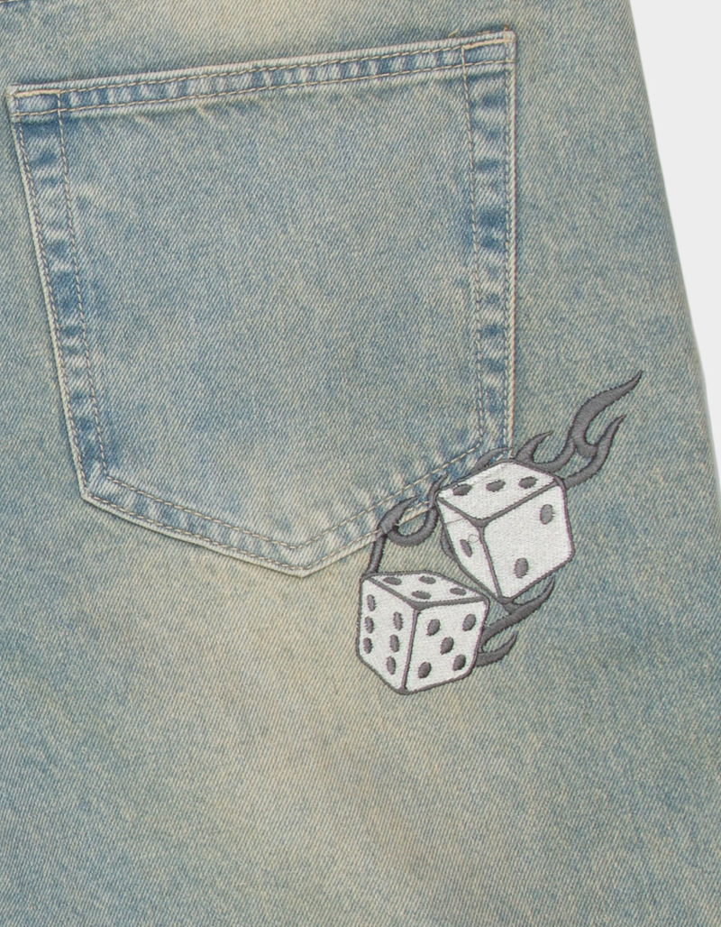 RSQ Mens Embroidered Jorts image number 2