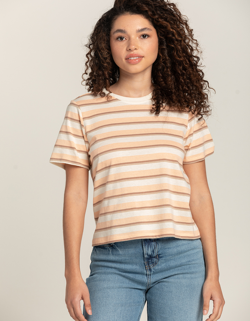 FULL TILT Womens Stripe Tee image number 0