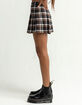 FULL TILT Pleat Plaid Skirt image number 3