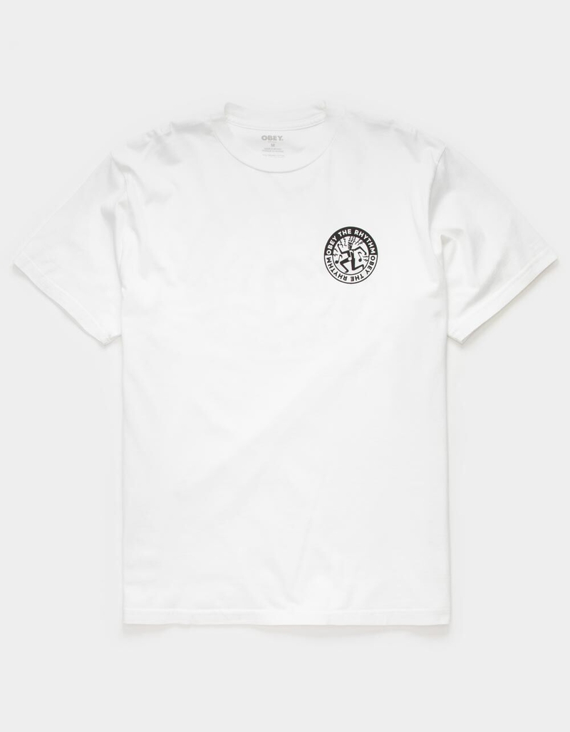 OBEY Obey The Rhythm Mens T-Shirt image number 1