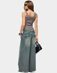 EDIKTED Beaded Fringe Ribbed Tank Top image number 4