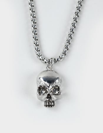 RSQ Skull Pendant Necklace Alternative Image