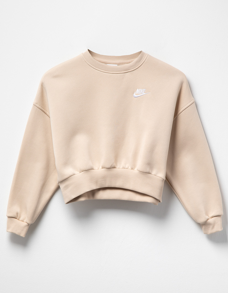 NIKE Sportswear Club Fleece Girls Boxy Crewneck Sweatshirt image number 0