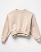 NIKE Sportswear Club Fleece Girls Boxy Crewneck Sweatshirt image number 1