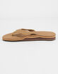 RAINBOW Double Layer Classic Leather Mens Flip Flops image number 4