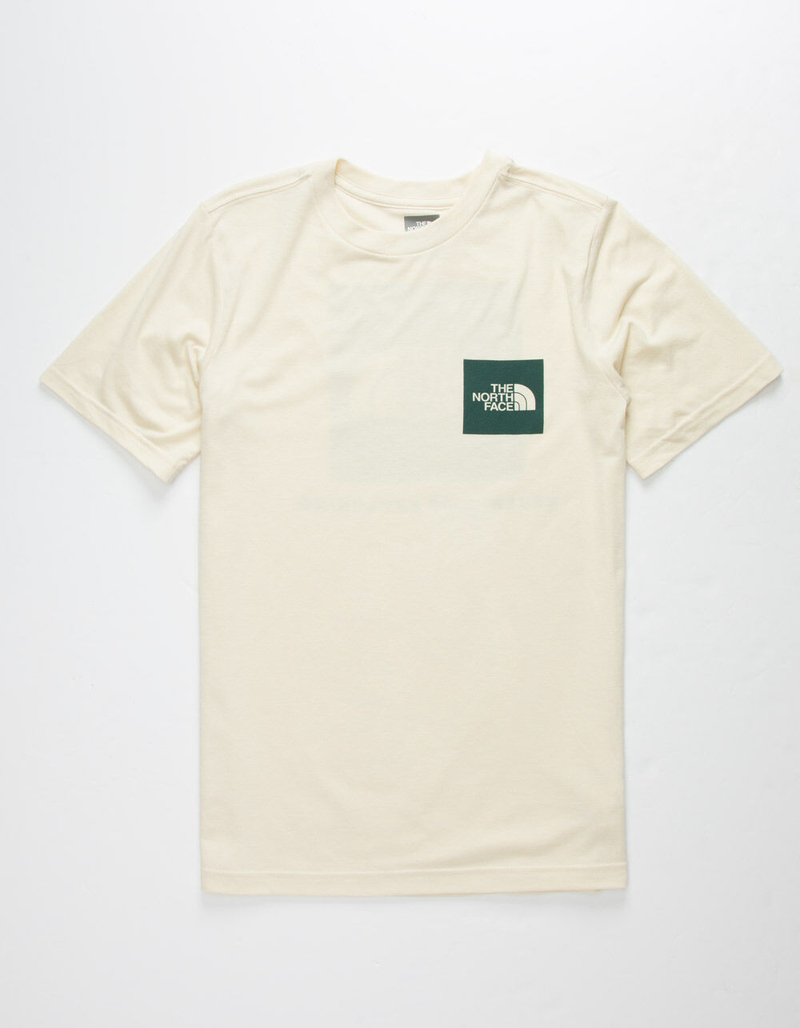 THE NORTH FACE Triblend Red Box Off White Boys T-Shirt image number 1