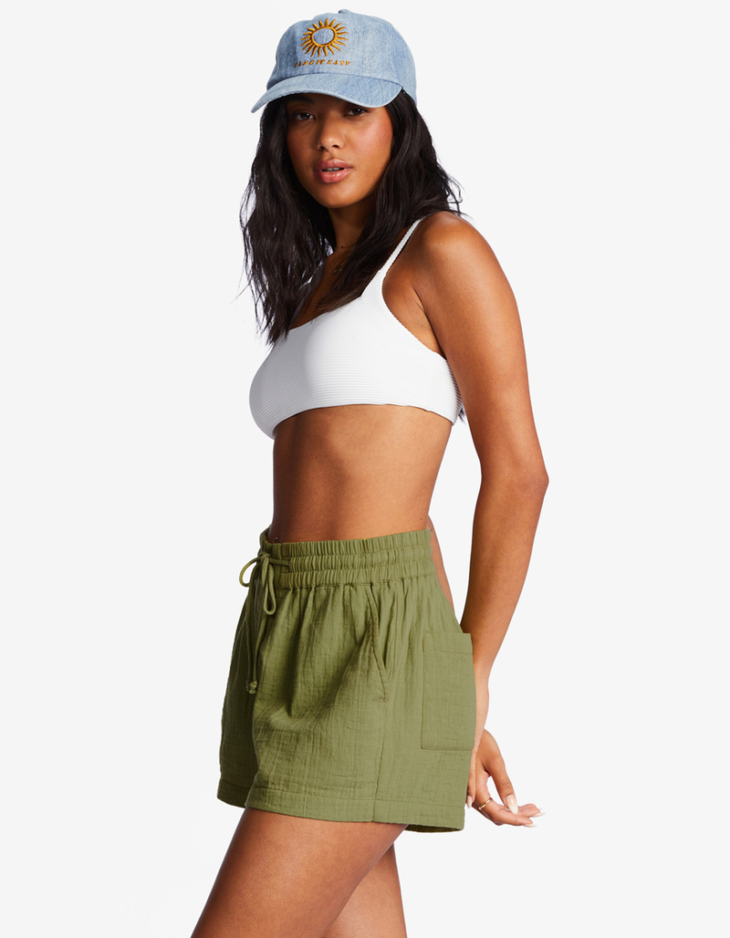 BILLABONG Day Tripper Womens Elastic Waist Shorts image number 1
