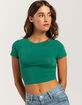 BOZZOLO Womens Cropped Tee image number 1