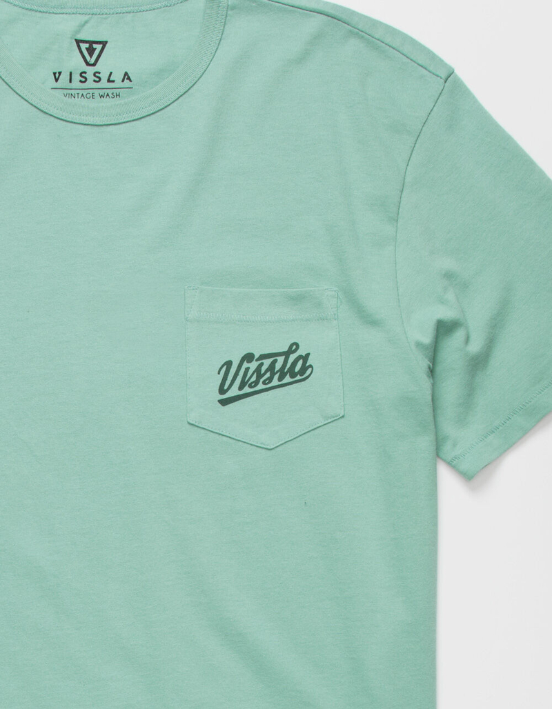 VISSLA Home Run Mens Pocket Tee image number 2