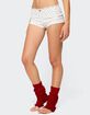 EDIKTED Viola Floral Lacey Shorts image number 4