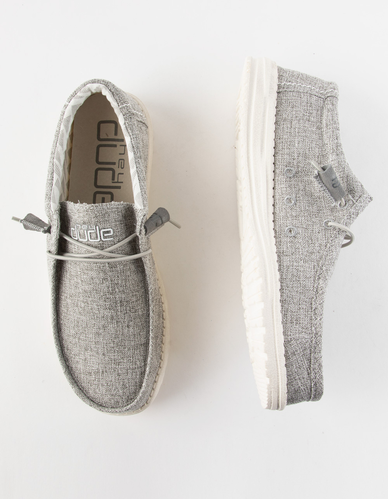 HEY DUDE Wally Linen Mens Shoes image number 4