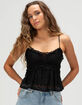 RSQ Womens Lace Ruffle Cami image number 1